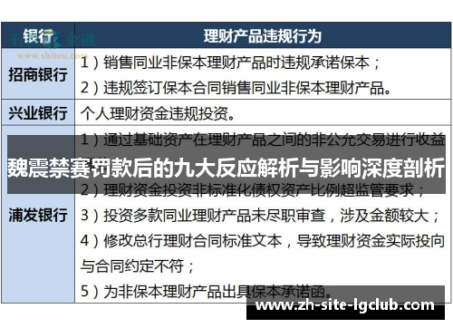 魏震禁赛罚款后的九大反应解析与影响深度剖析 魏震禁赛罚款后的九大反应解析与影响深度剖析